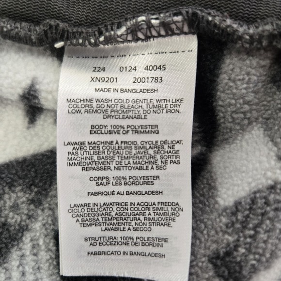 Columbia Full Zip Fleece Jacket Geometric Pattern Streetcore Mock 6-12 Months - Picture 6 of 6